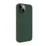 Evelatus Apple iPhone 14 echt leren hoesje met MagSafe donkergroen