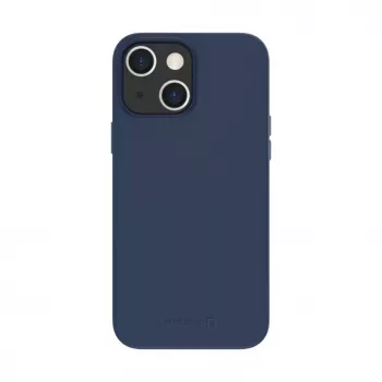 Evelatus Apple iPhone 14 Plus echt leren hoesje met MagSafe blauw