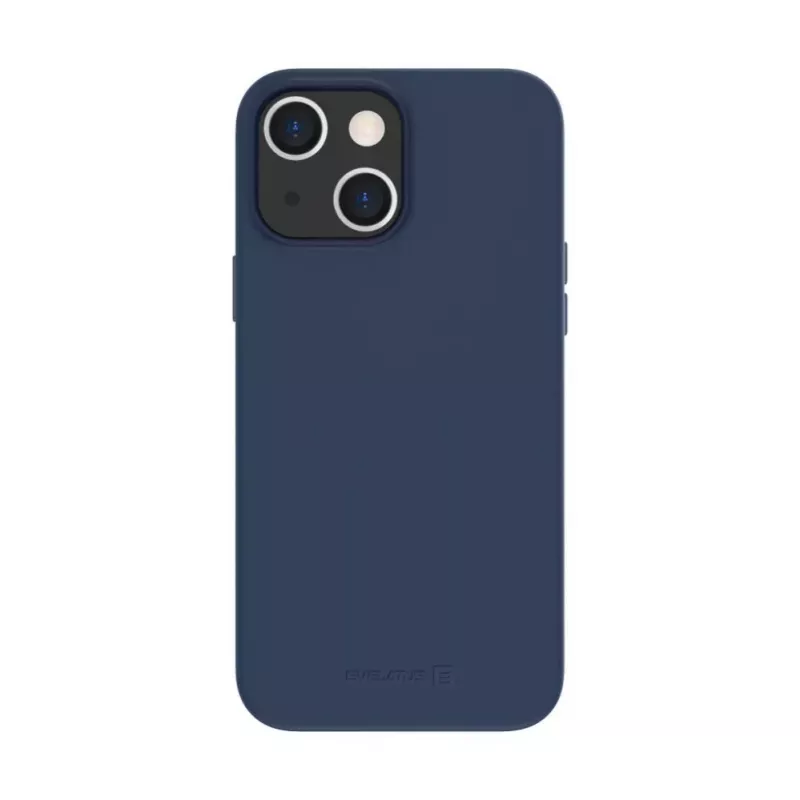 Evelatus Apple iPhone 14 Plus echt leren hoesje met MagSafe blauw