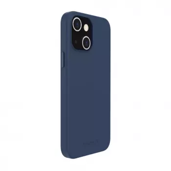 Evelatus Apple iPhone 14 Plus echt leren hoesje met MagSafe blauw