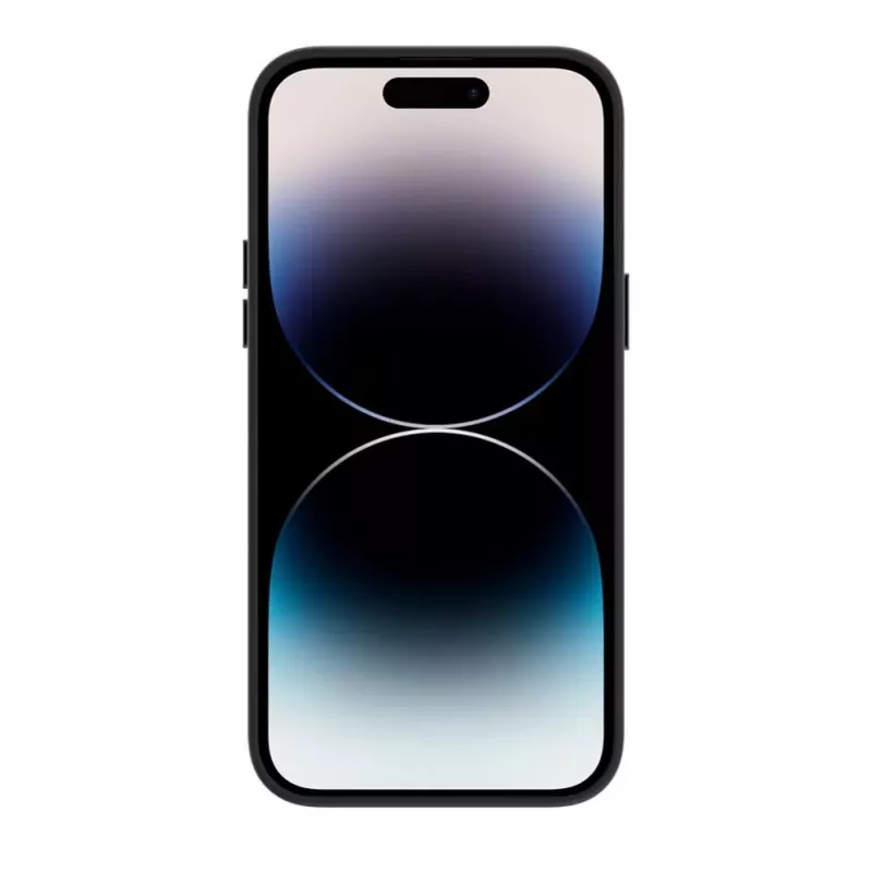 Evelatus Apple iPhone 14 Pro echt leren hoesje met MagSafe zwart