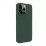 Evelatus Apple iPhone 14 Pro echt leren hoesje met MagSafe donkergroen