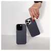 Evelatus Apple iPhone 14 Pro Max echt leren hoesje met MagSafe blauw