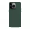 Evelatus Apple iPhone 14 Pro Max echt leren hoesje met MagSafe donkergroen