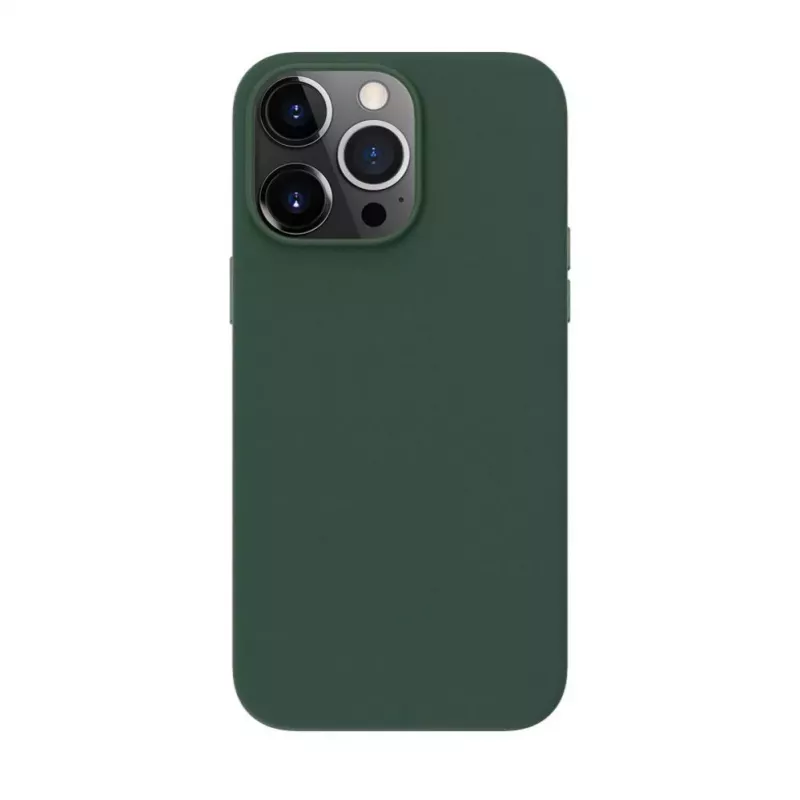 Evelatus Apple iPhone 14 Pro Max echt leren hoesje met MagSafe donkergroen