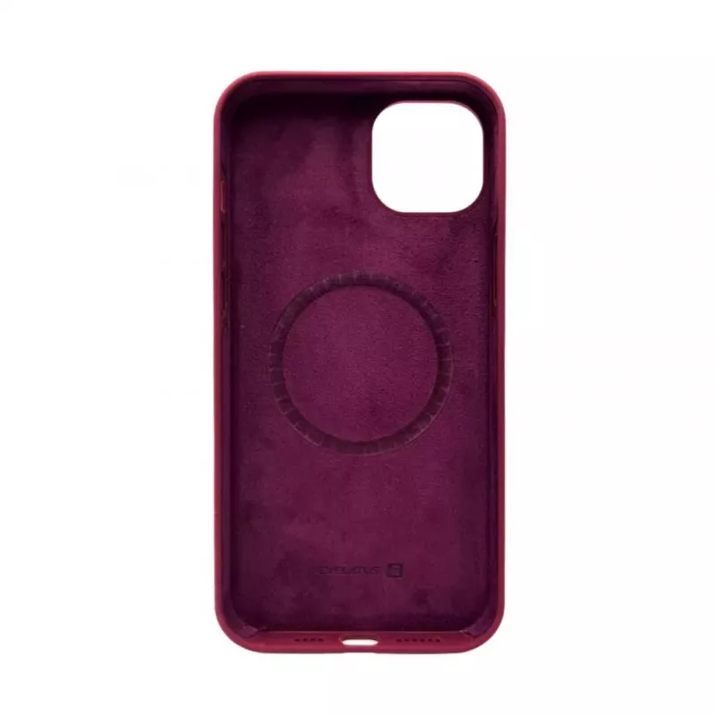 Evelatus Apple iPhone 14 Plus Premium MagSafe Soft Touch Silicone Case plum