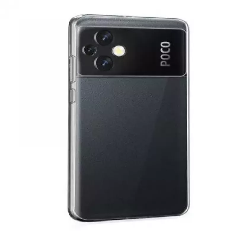 Evelatus Xiaomi Poco M5 transparante siliconenhoes 1,5mm TPU transparant