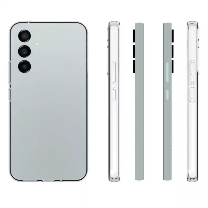 Evelatus Samsung Galaxy S23 Plus transparante siliconenhoes 1.5mm TPU transparant