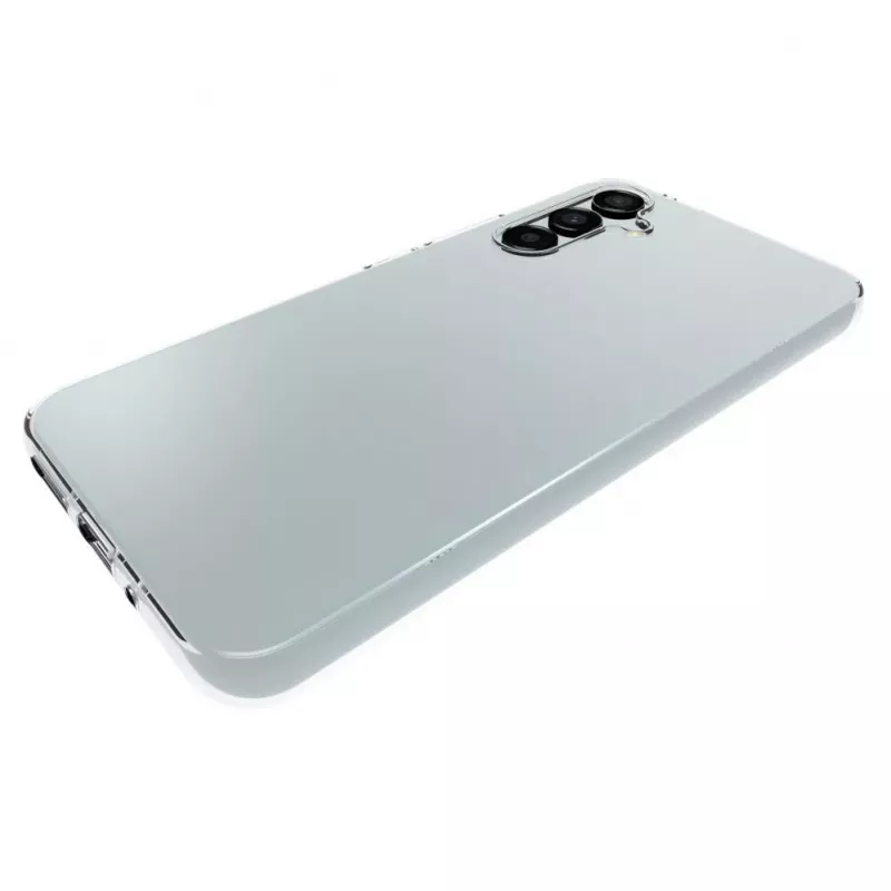 Evelatus Samsung Galaxy S23 Plus transparante siliconenhoes 1.5mm TPU transparant