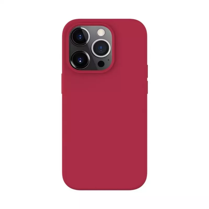 Evelatus Apple iPhone 14 Pro 6.1 premium soft touch siliconenhoes rood