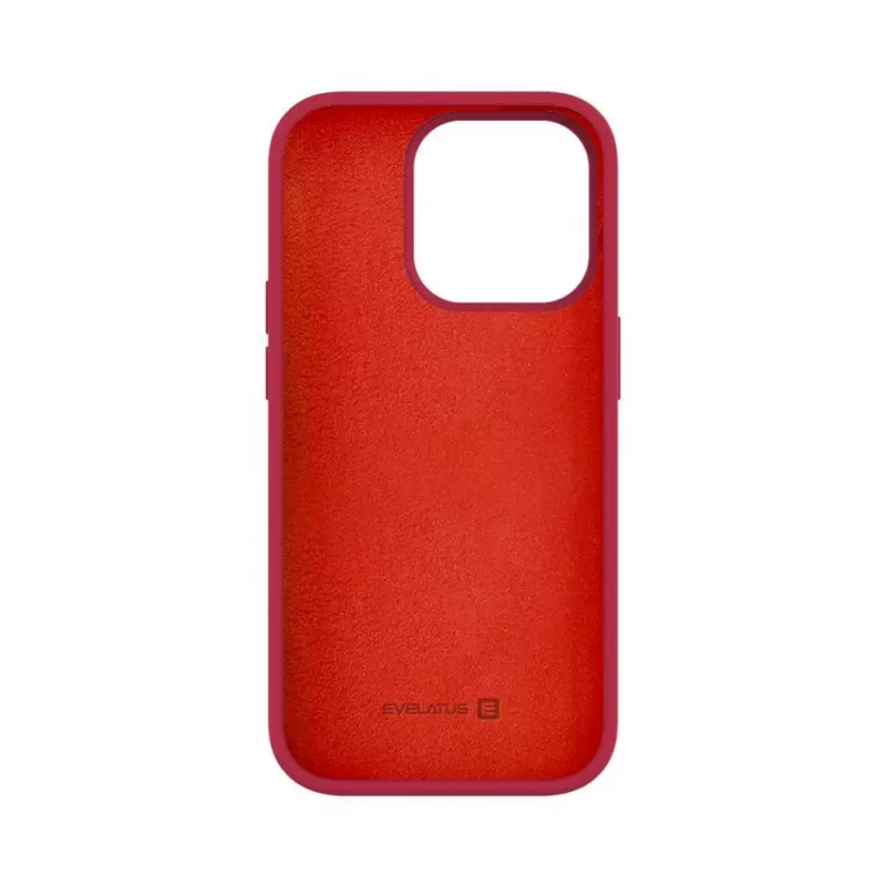 Evelatus Apple iPhone 14 Pro 6.1 premium soft touch siliconenhoes rood
