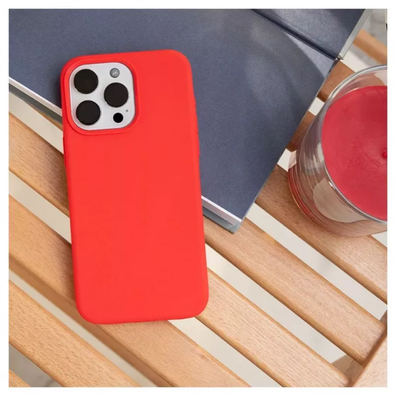 Evelatus Apple iPhone 14 Pro Max 6.7 premium soft touch siliconenhoes rood