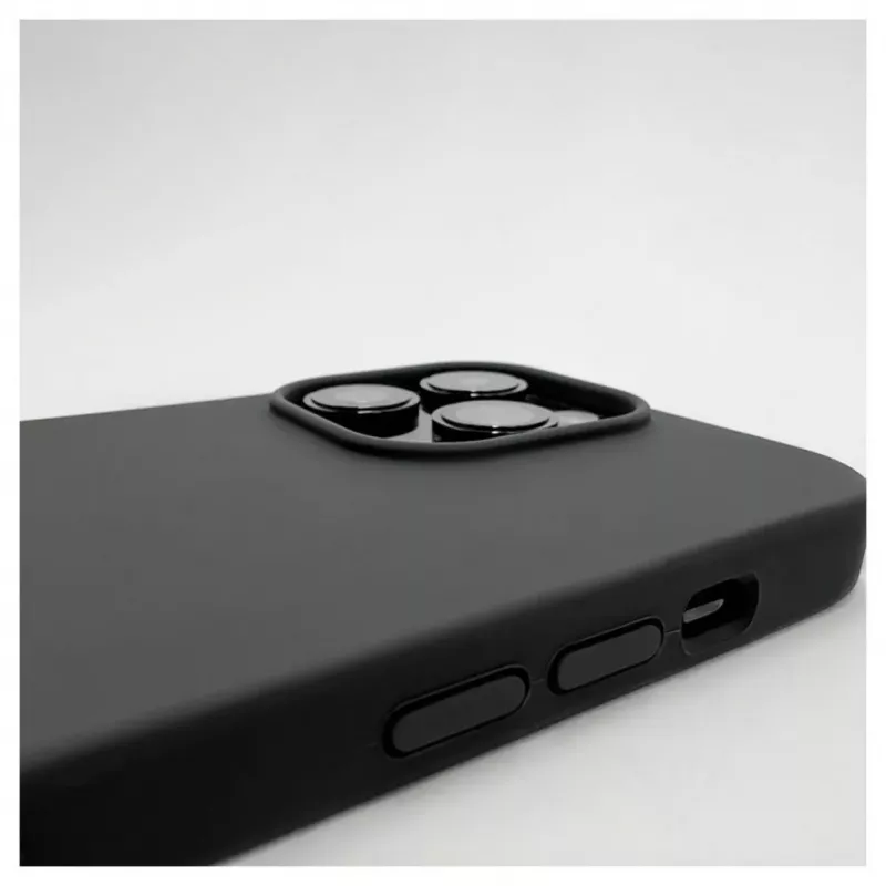 Evelatus Apple iPhone 12 Pro Max premium MagSafe soft touch siliconenhoes zwart