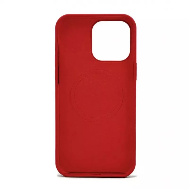 Evelatus Apple iPhone 14 Pro Max premium MagSafe soft touch siliconenhoes donkerrood