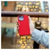 Evelatus Apple iPhone 14 Pro Max premium MagSafe soft touch siliconenhoes donkerrood