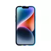 Evelatus Apple iPhone 14 meerkleurige siliconenhoes blauw