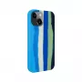 Evelatus Apple iPhone 14 meerkleurige siliconenhoes blauw