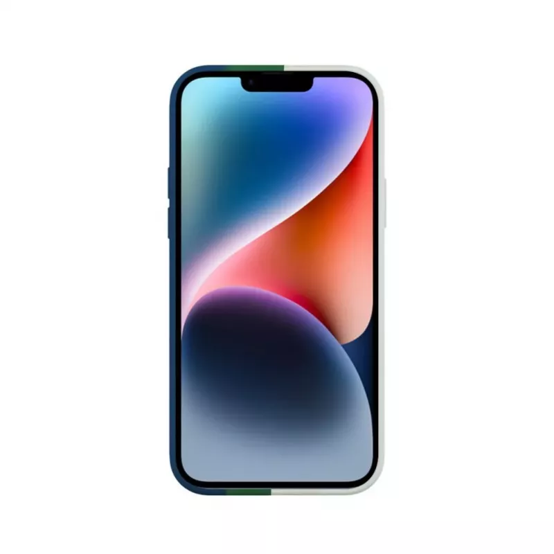 Evelatus Apple iPhone 14 siliconenhoes meerkleurig groen