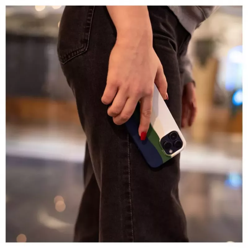 Evelatus Apple iPhone 14 Pro siliconenhoes meerkleurig groen