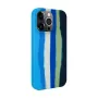 Evelatus Apple iPhone 14 Pro Max siliconenhoes meerkleurig blauw