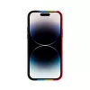 Evelatus Apple iPhone 14 Pro Max siliconenhoes meerkleurig regenboog