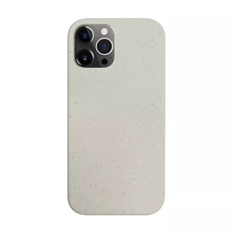 iLike Apple iPhone 12 Pro Max siliconenhoes Eco Print Design wit