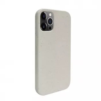 iLike Apple iPhone 12 Pro Max siliconenhoes Eco Print Design wit
