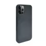 iLike Apple iPhone 12 Pro Max siliconen-kunststof hoes Eco Print Design zwart