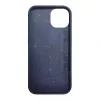 iLike Apple iPhone 13 siliconen-kunststof hoes Eco Print Design blauw
