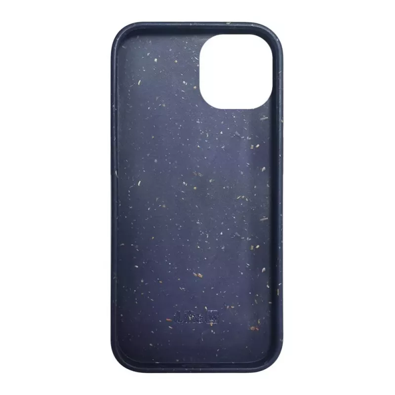 iLike Apple iPhone 13 siliconen-kunststof hoes Eco Print Design blauw