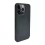 iLike Apple iPhone 13 Pro siliconen-kunststof hoes Eco Print Design zwart