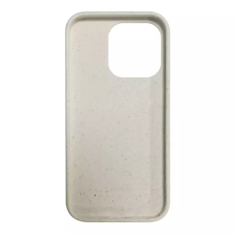 iLike Apple iPhone 13 Pro siliconen-kunststof hoes Eco Print Design wit