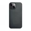 iLike Apple iPhone 14 siliconen-kunststof hoes Eco Print Design zwart