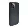 iLike Apple iPhone 14 siliconen-kunststof hoes Eco Print Design zwart