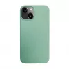iLike Apple iPhone 14 siliconen-kunststof hoes Eco Print Design bloem groen