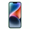 iLike Apple iPhone 14 siliconen-kunststof hoes Eco Print Design bloem groen