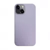 iLike Apple iPhone 14 siliconen-kunststof hoes Eco Print Design bloem lila