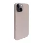 iLike Apple iPhone 14 siliconen-kunststof hoes Eco Print Design beige