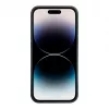 iLike Apple iPhone 14 Pro Max siliconen-kunststof hoes Eco Print Design zwart