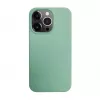 iLike Apple iPhone 14 Pro Max siliconen-kunststof hoes Eco Print Design bloem groen