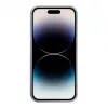 iLike Apple iPhone 14 Pro Max siliconen-kunststof hoes Eco Print Design bloem lila