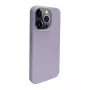 iLike Apple iPhone 14 Pro Max siliconen-kunststof hoes Eco Print Design bloem lila