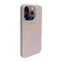 iLike Apple iPhone 14 Pro Max siliconen-kunststof hoes Eco Print Design beige