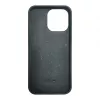 iLike Apple iPhone 14 Pro siliconen-kunststof hoes Eco Print Design zwart