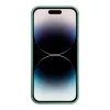 iLike Apple iPhone 14 Pro siliconen-kunststof hoes Eco Print Design bloem groen
