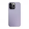 iLike Apple iPhone 14 Pro siliconen-kunststof hoes Eco Print Design bloem lila