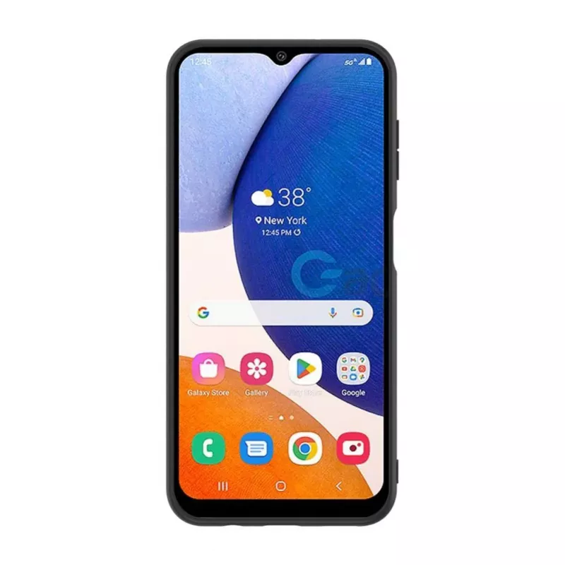 iLike Samsung Galaxy A14 5G kunstleer achterkanthoes grijs