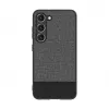 iLike Samsung Galaxy S23 Plus Plastic Leather Back Cover grijs