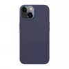 Evelatus Apple iPhone 13 Echtleren hoesje met MagSafe Blauw