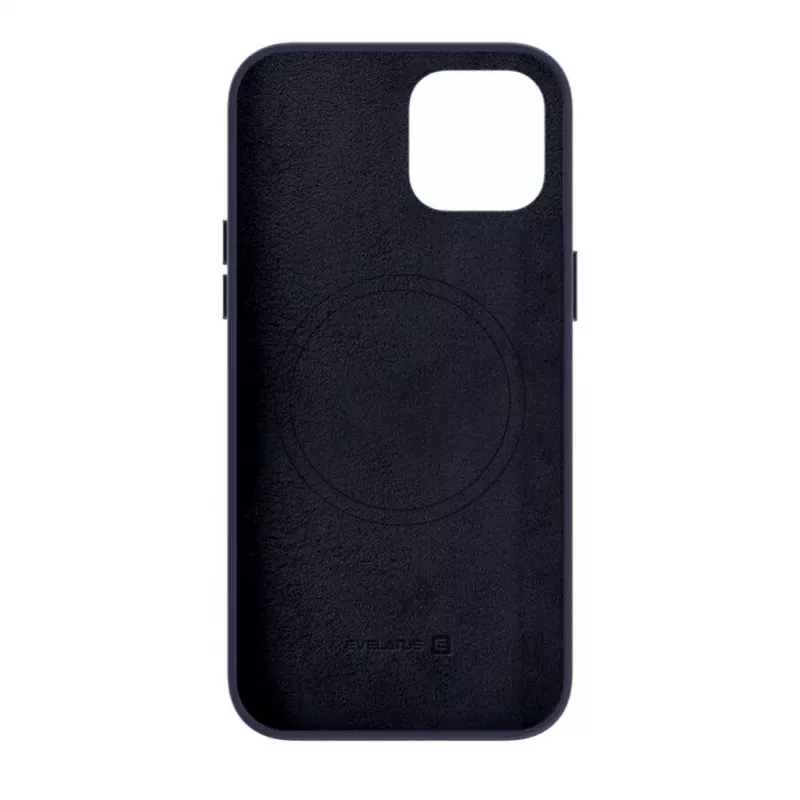 Evelatus Apple iPhone 13 Echtleren hoesje met MagSafe Blauw